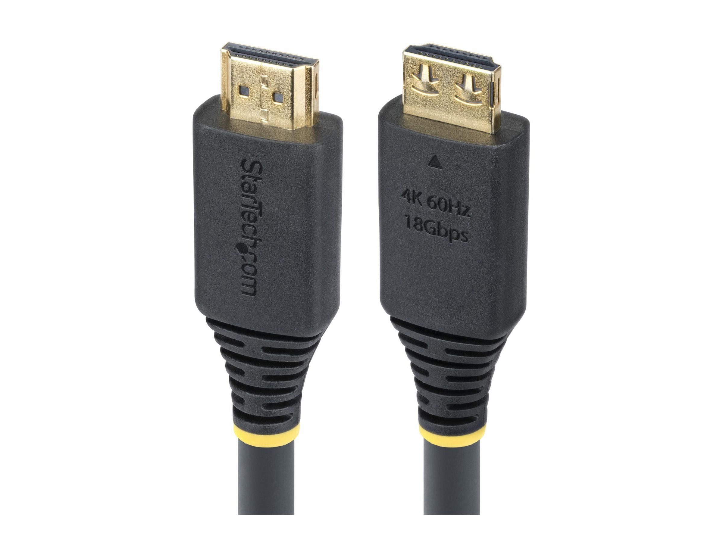 StarTech.com Cavo HDMI ad alta velocit� da 7 m con connettori a presa salda, 4K 60 Hz/1440p 144 Hz, HDR10/HDCP 2.2/ARC, 18 Gbps, cavo HDMI UHD per TV/monitor/display, rivestimento in TPE