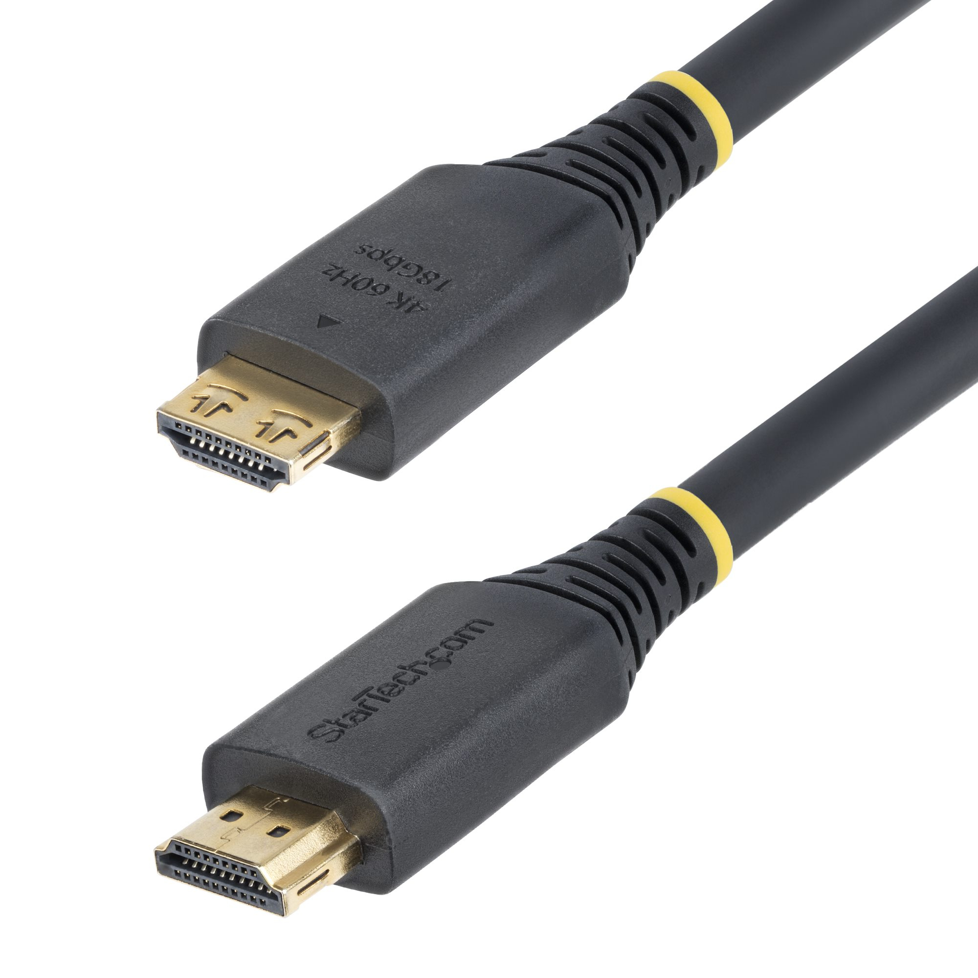 StarTech.com Cavo HDMI ad alta velocit� da 7 m con connettori a presa salda, 4K 60 Hz/1440p 144 Hz, HDR10/HDCP 2.2/ARC, 18 Gbps, cavo HDMI UHD per TV/monitor/display, rivestimento in TPE