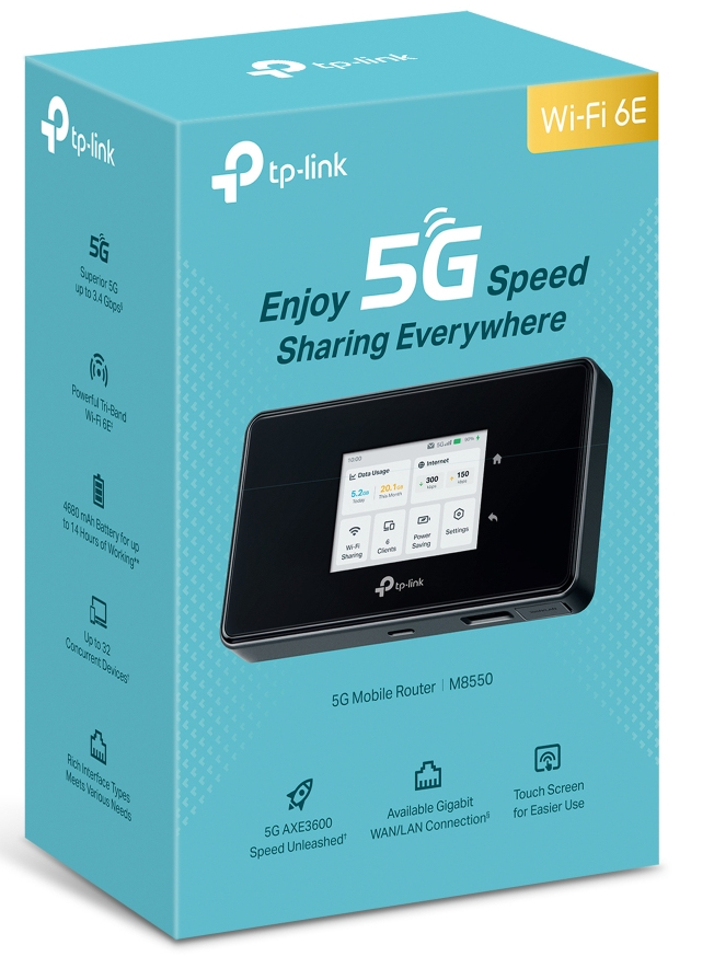 TP-Link M8550(EU) dispositivo di rete cellulare Router di rete cellulare