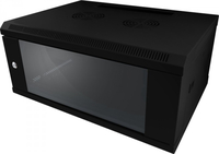 ALLNET ALL-SMC6409SCHWARZ rack cabinet 9U Wall mounted rack Black