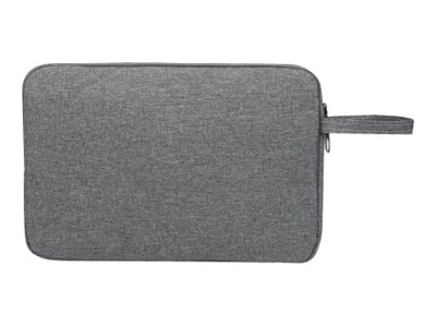 IC Intracom Manhattan Seattle Laptop Sleeve 14.5, Grey, Padded, Extra Soft Internal Cushioning, Main Compartment with double zips, Zippered Front Pocket, Carry Loop, Water Resistant and Durable, Notebook Slipcase, Three Year Warranty - Notebook-H�lle - 3