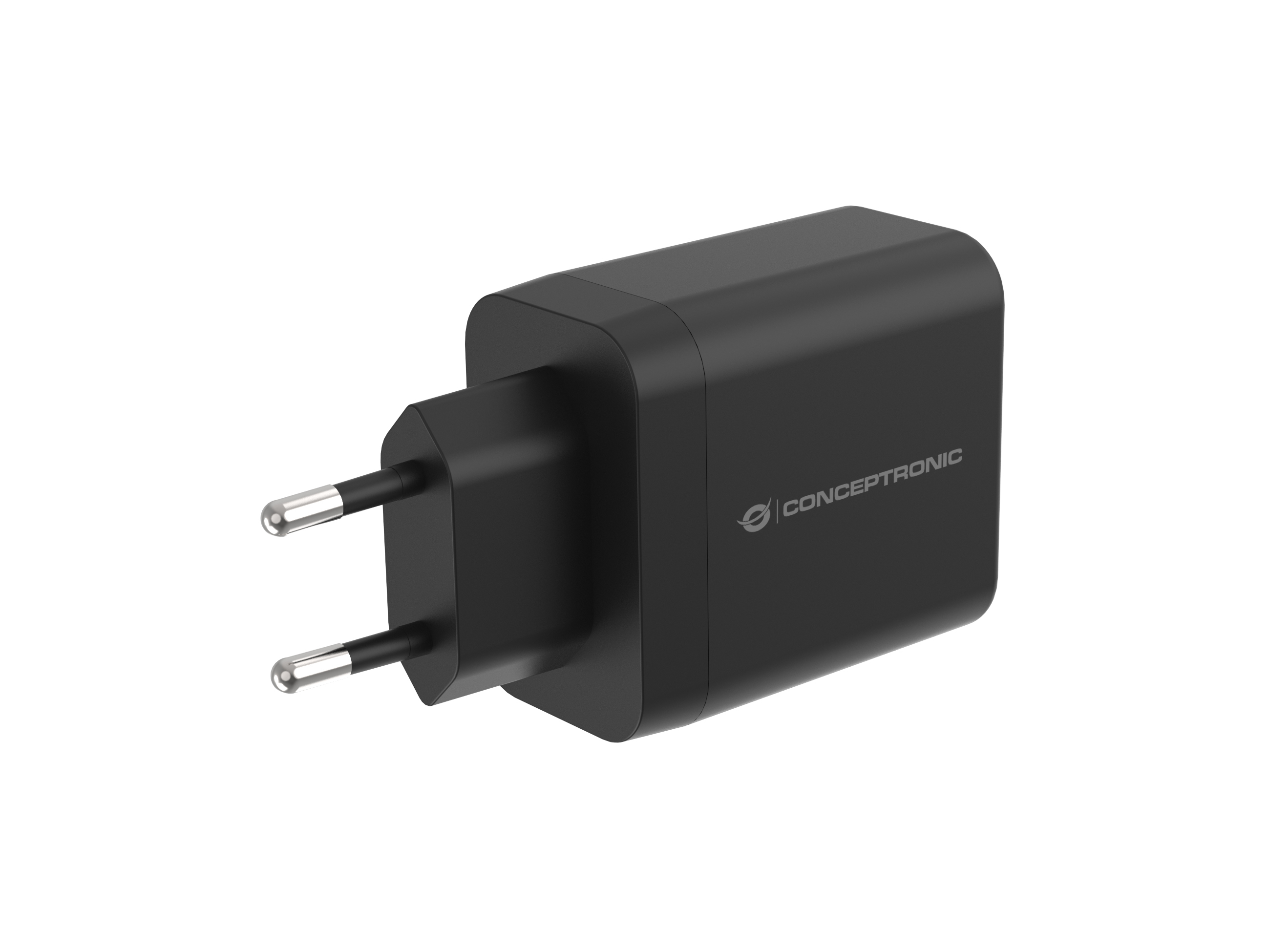 Conceptronic ALTHEA20B45 cargador de dispositivo m�vil Universal Negro Corriente alterna Carga r�pida Interior