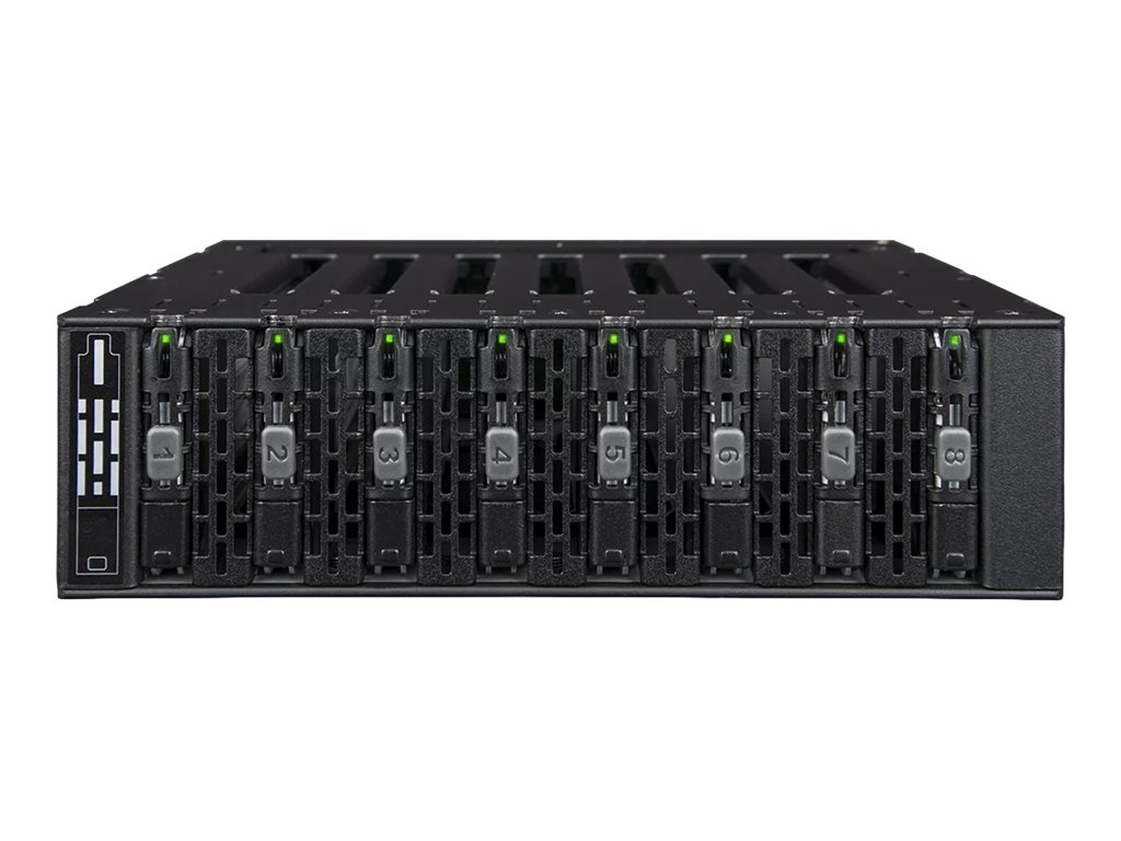 Icy Dock ToughArmor - 8 Bay M.2 NVMe SSD PCIe 4.0 Mobile Rack Enclosure for External 5.25