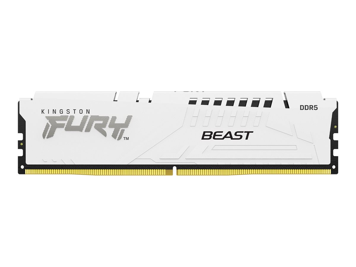 Kingston Technology FURY 128GB 5200MT/s DDR5 CL40 DIMM (Kit of 4) Beast White XMP