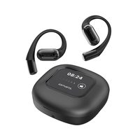 4smarts Open-Ear Bluetooth Kopfhrer SkyBuds AI Screen Schwarz - Kopfhrer