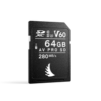 Angelbird SD Card AV PRO UHS-II 64GB V60 AVP064SDMK2V60 - Secure Digital (SD)