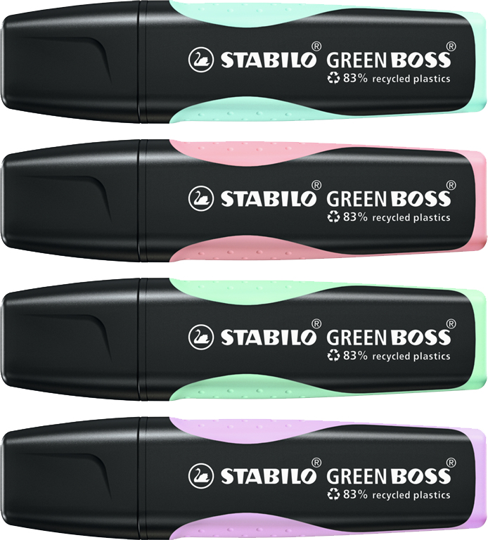 STABILO GREEN BOSS marqueur 1 pi�ce(s) Pointe biseaut�e Menthe