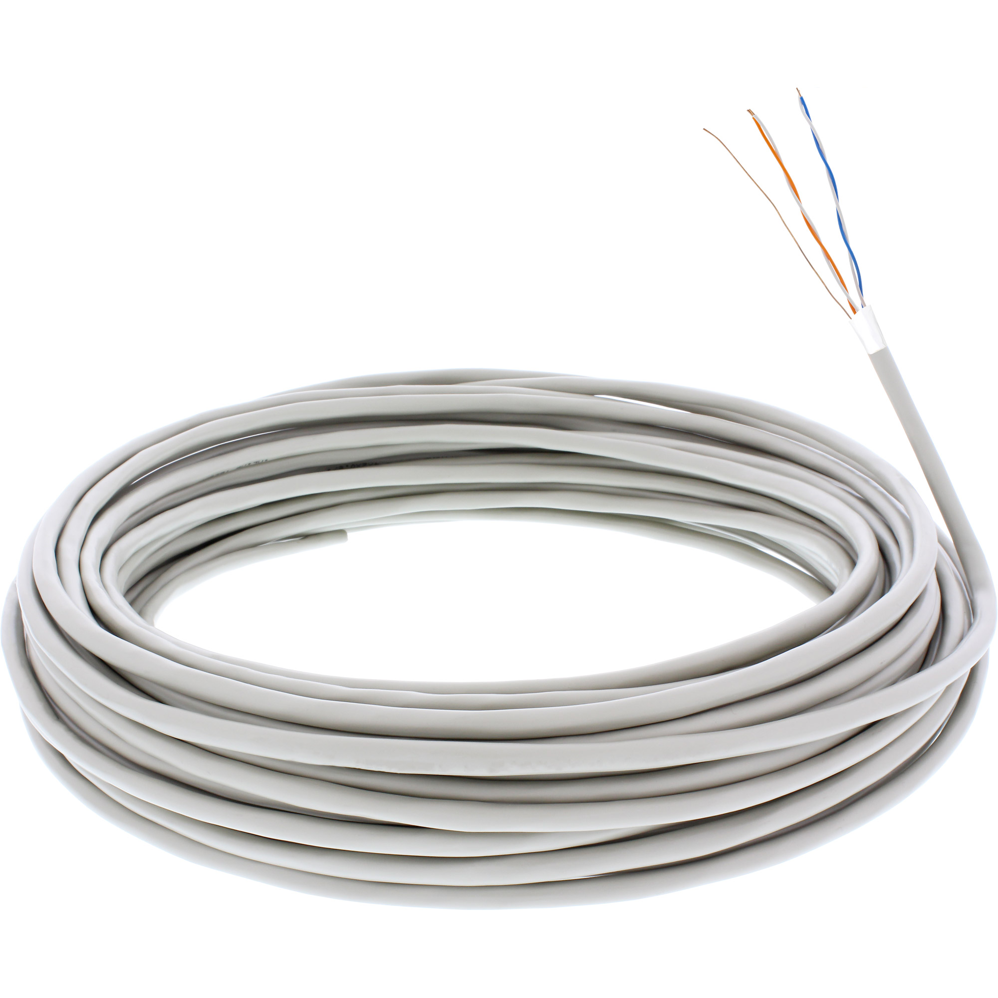 InLine Telefonkabel in Meterware - 25 m - beige