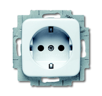 Busch-Jaeger 2013-0-4656 socket-outlet White, Silver