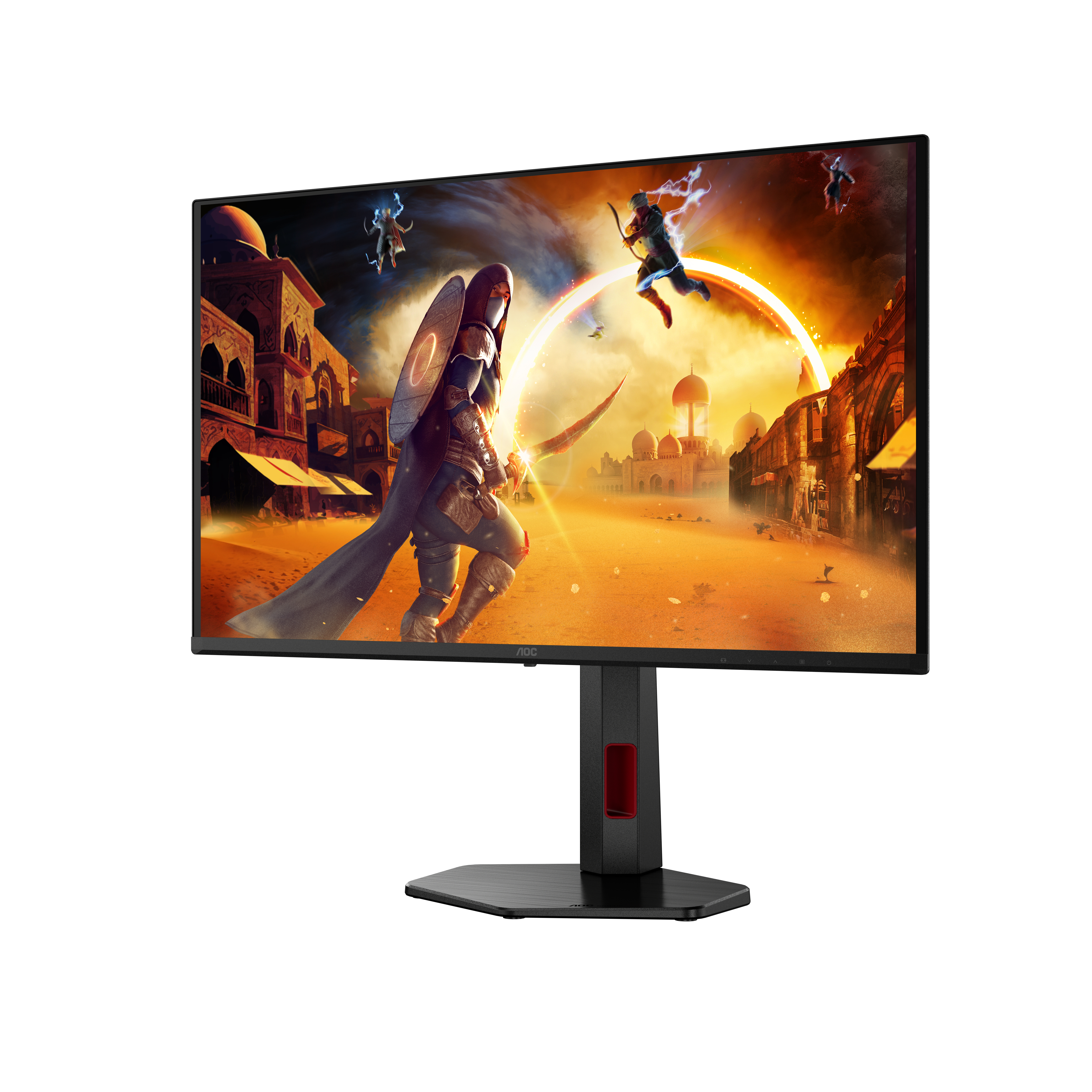 AOC G4 Q27G4ZDR pantalla para PC 67,3 cm (26.5) 2560 x 1440 Pixeles Quad HD QD-OLED Negro, Rojo
