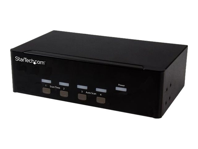 StarTech.com 4-port KVM Switch with Dual VGA - USB 2.0