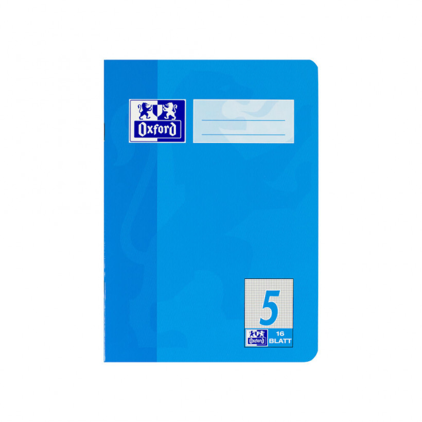 Oxford 100050368 cuaderno y block A5 Azul
