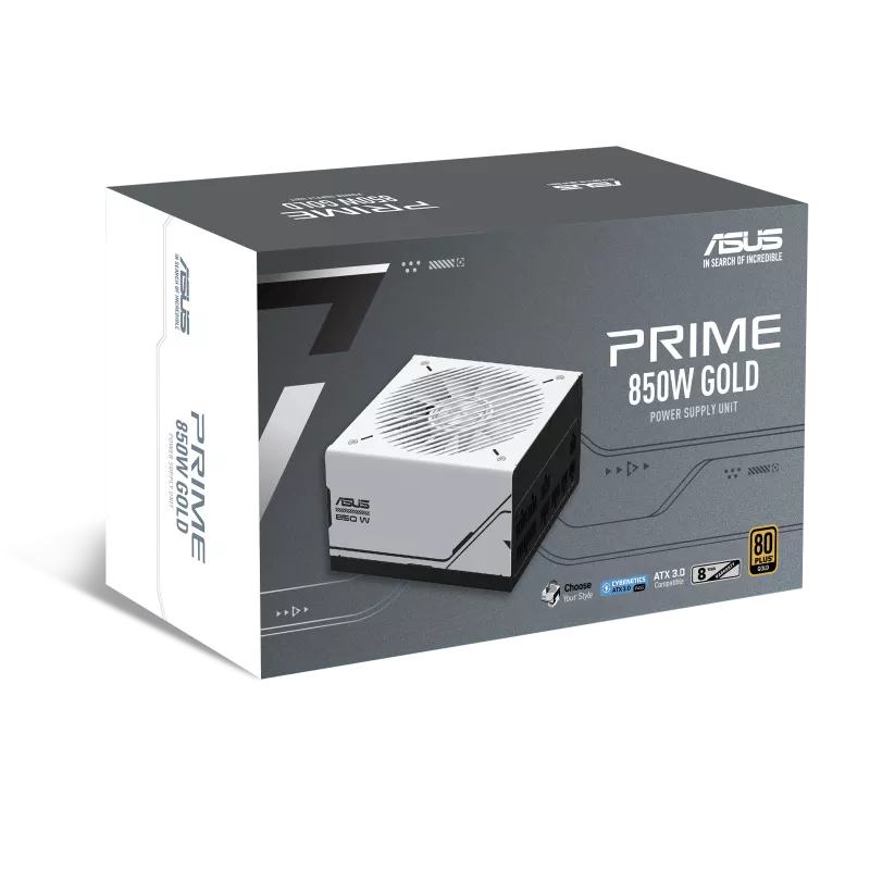 ASUS Prime 850W Gold ( AP-850G ) power supply unit 20+4 pin ATX ATX Black, White