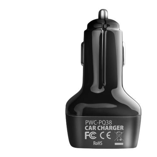 Axagon PWC-PQ38 cargador de dispositivo m�vil Port�til, Smartphone, Tableta Negro Encendedor de cigarrillos Carga r�pida Auto