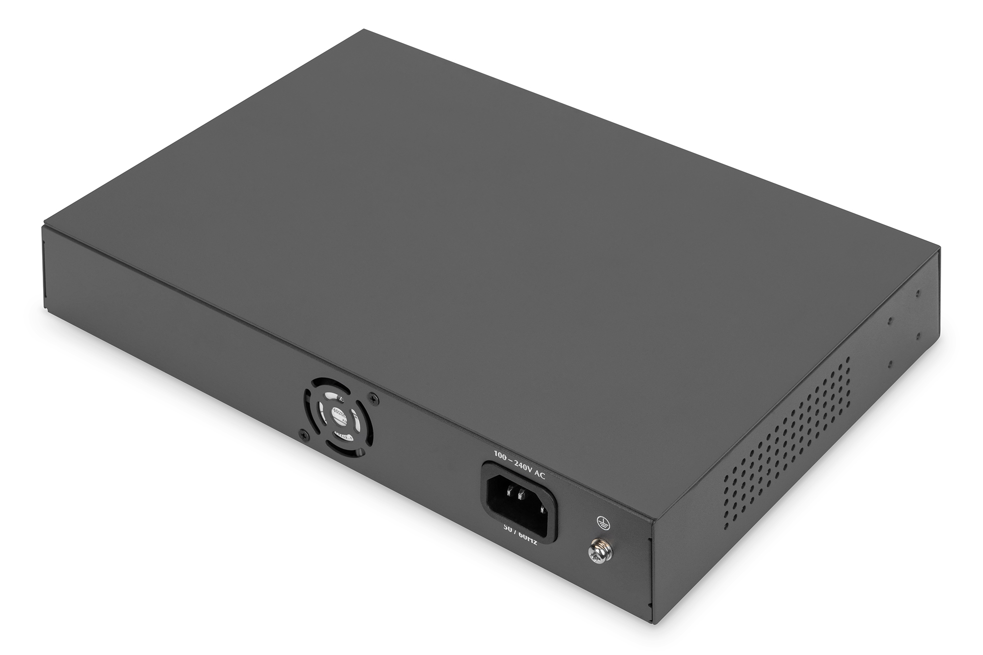 DIGITUS 16 Port FE PoE Switch , 2 GE Uplinks (RJ45 / SFP)