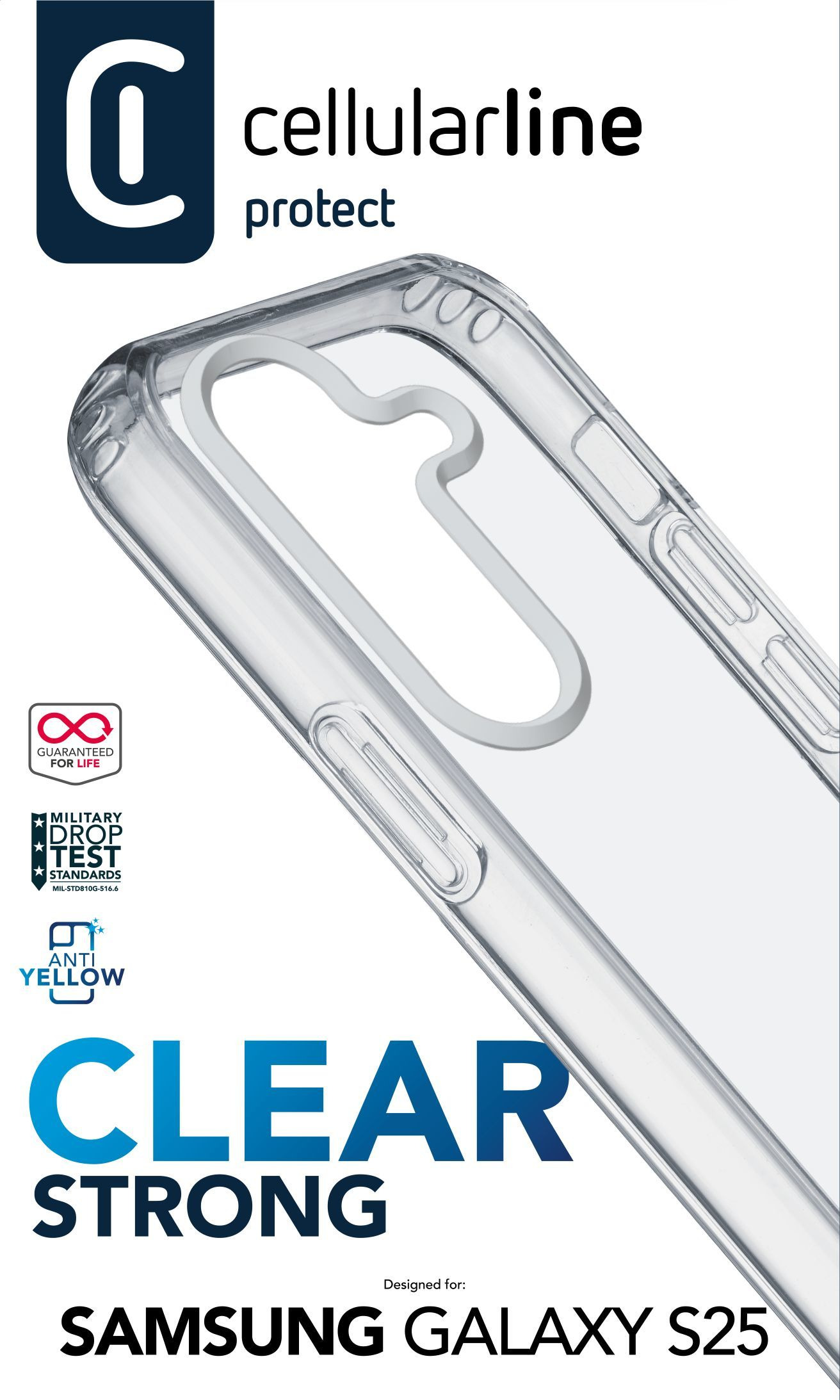 Cellularline Clear Strong - Hintere Abdeckung