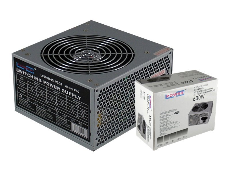 LC-Power LC600H-12 V2.31 power supply unit 600 W 20+4 pin ATX ATX Black