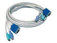 Trendnet TK-C15 cable para video, teclado y ratn (kvm) Gris 4,5 m