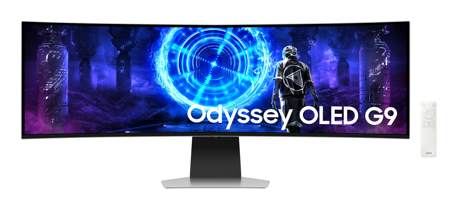 Samsung G95SD computer monitor 124.5 cm (49) 5120 x 1440 pixels Dual QHD OLED Silver