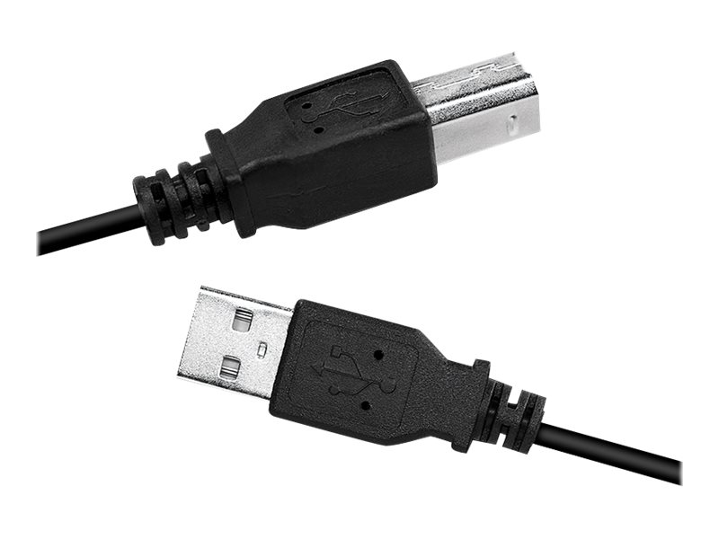 LogiLink CU0007B cble USB 2 m USB 2.0 USB A USB B Noir
