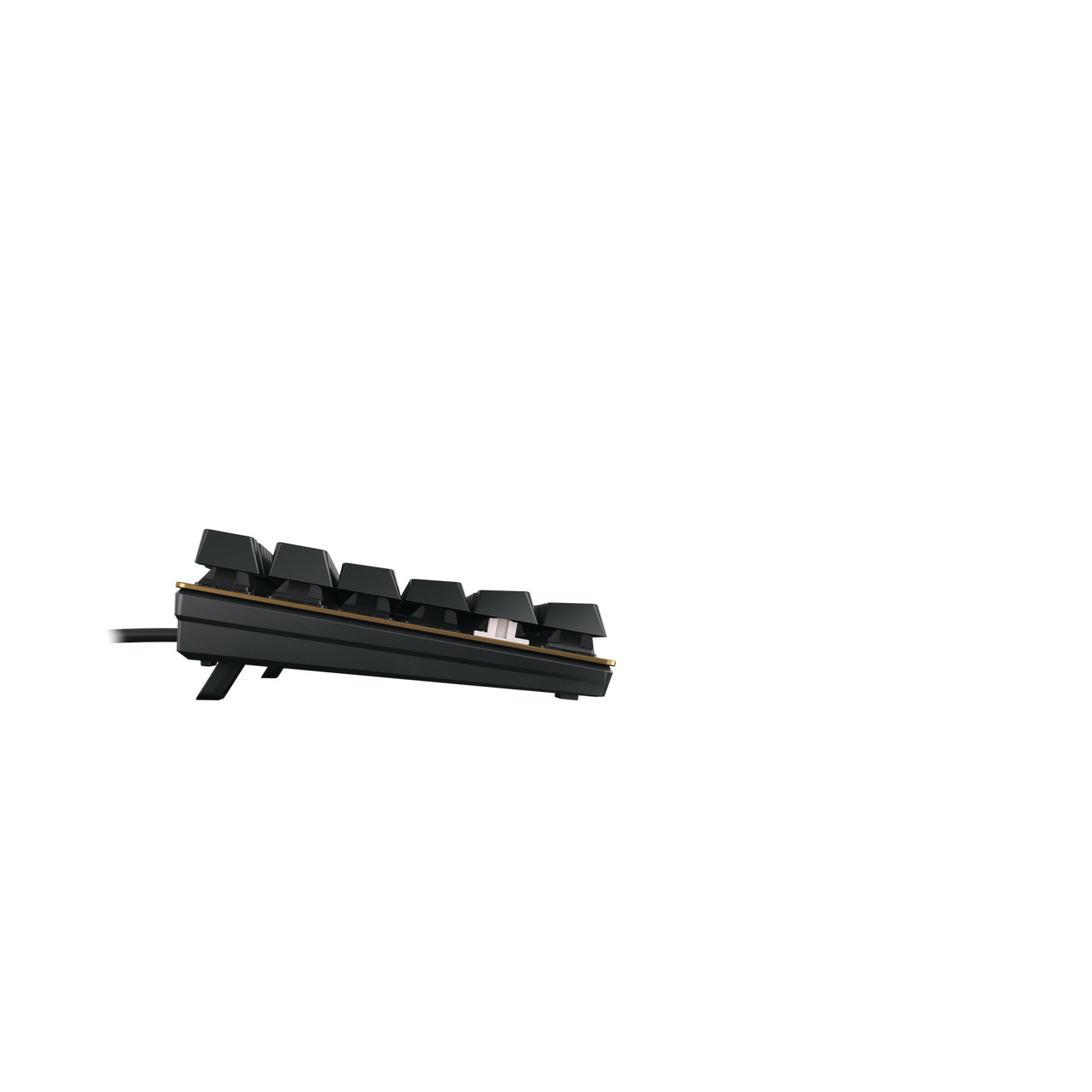 CHERRY KC 200 MX teclado USB QWERTY Ingls Negro, Bronce