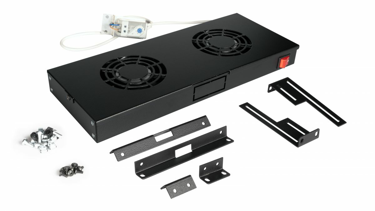 Equip Lftermodul 19 fr Serverschrnke 4xLfter RAL9005