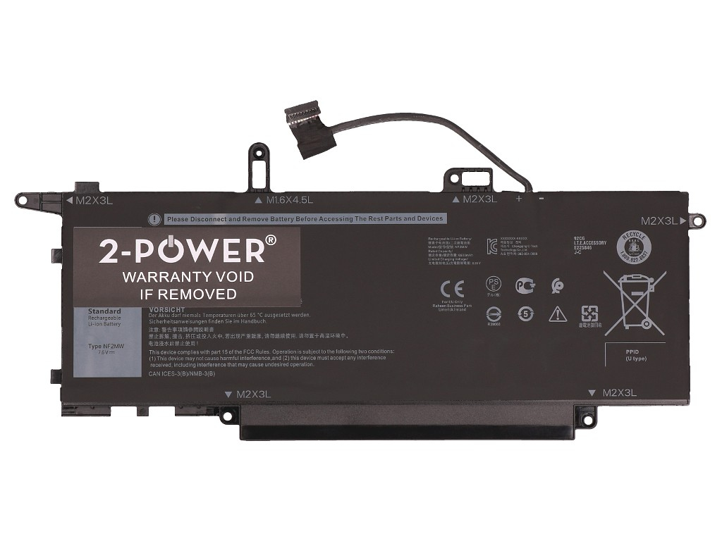 2-power Main Battery Pack - Akku - 4.200 mAh