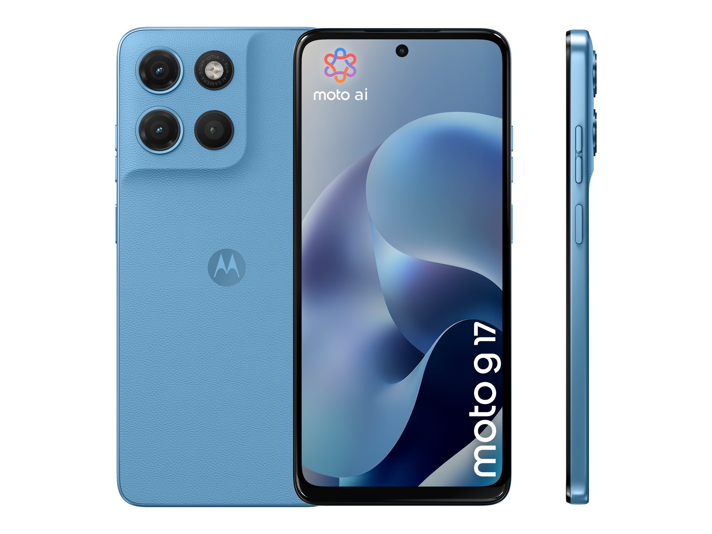 Motorola Mobility Motorola Moto G17 - 4G Smartphone - Dual-SIM - RAM 4 GB / Interner Speicher 128 GB - microSD slot - LCD-Anzeige - 6.72 - 2400 x 1080 Pixel (60 Hz)