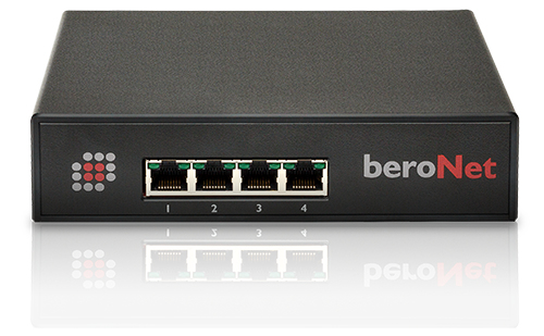 beroNet BFSB4XO entr�e et r�gulateur 10, 100 Mbit/s