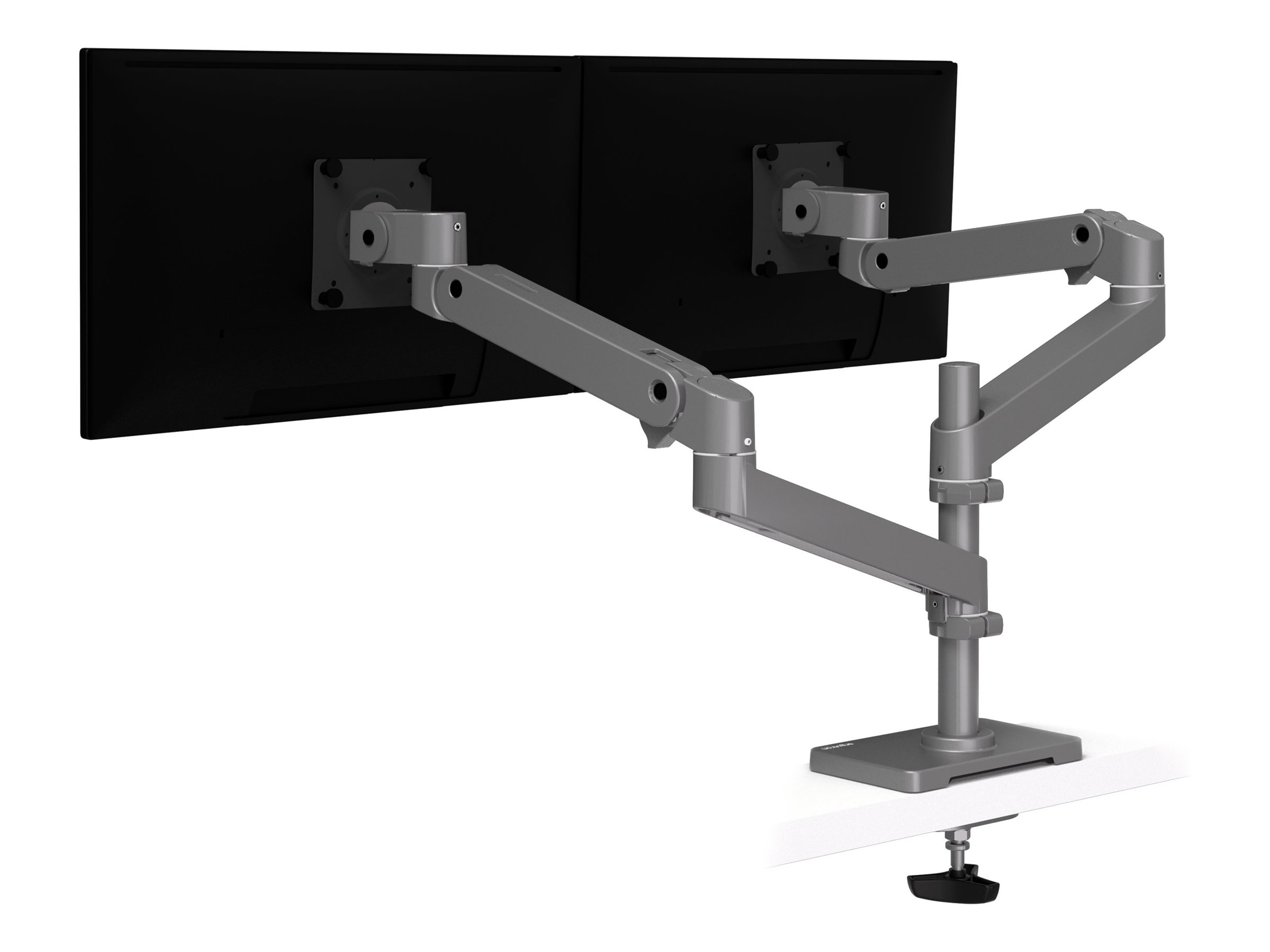 Ergotron LX Pro - Befestigungskit (Doppelarm) - fr 2 LCD-Displays - Lochplatte-Montage - Aluminium - Dunkelgrau - Bildschirmgre: bis zu 61 cm (bis zu 24 Zoll)