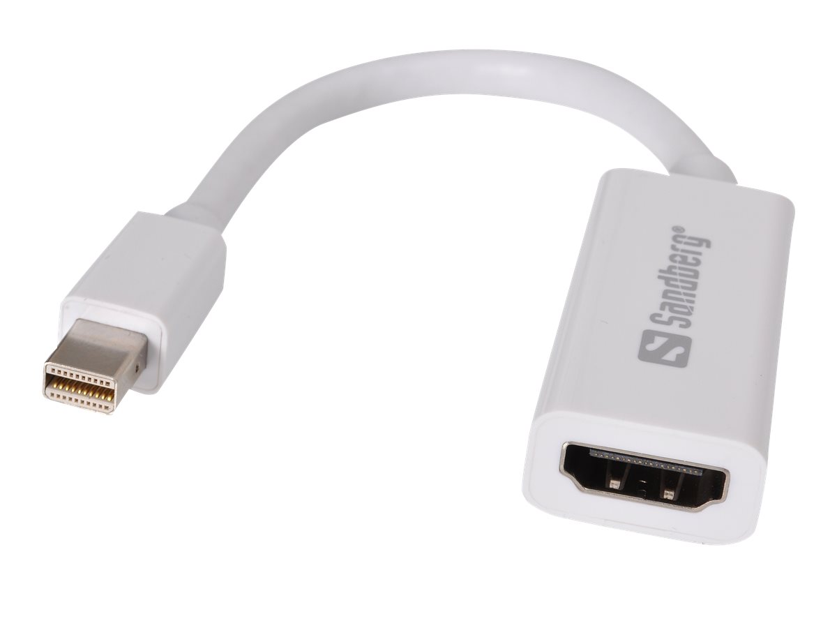 SANDBERG Videoadapter - Mini DisplayPort mnnlich zu HDMI weiblich