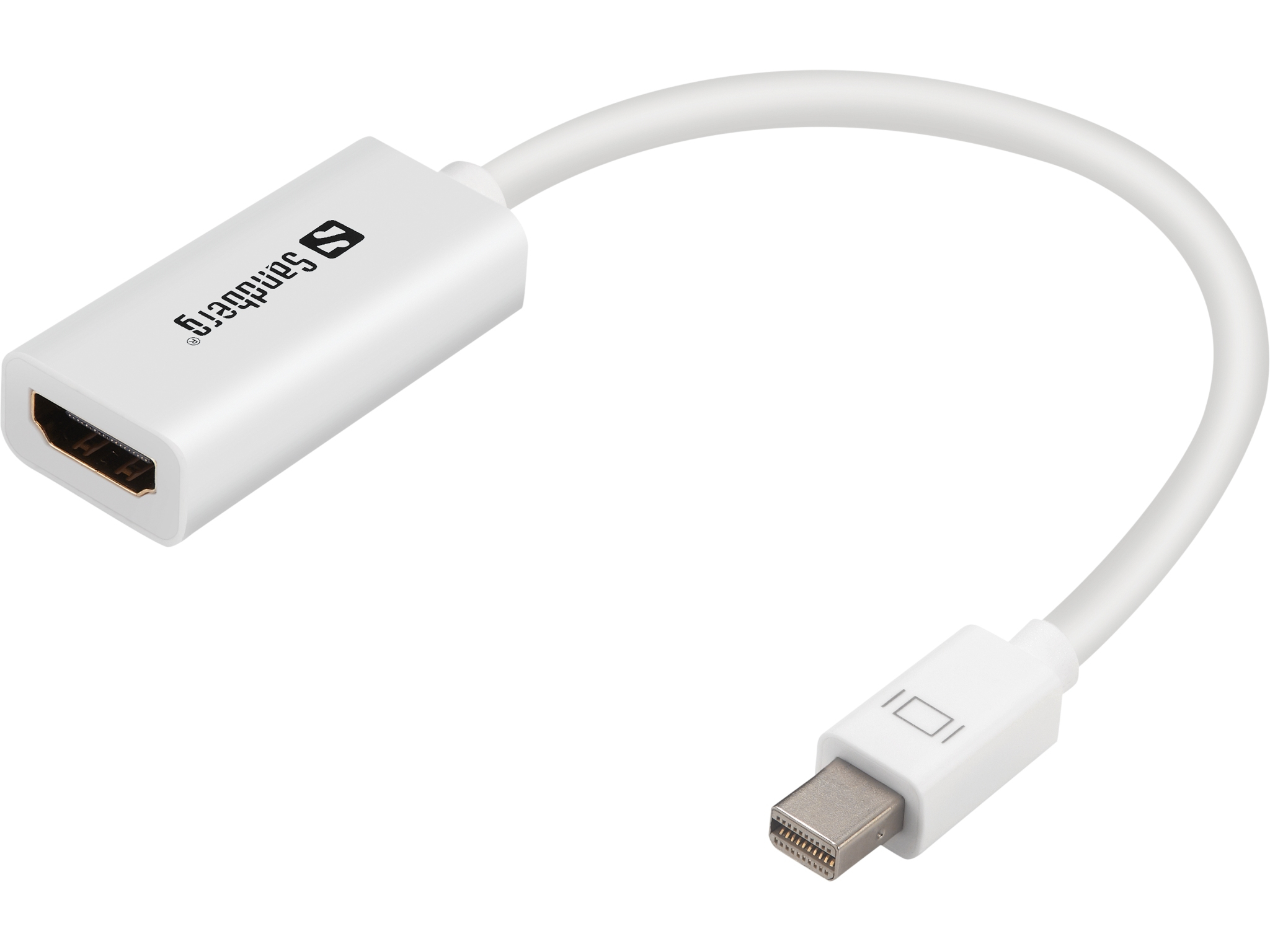 SANDBERG Videoadapter - Mini DisplayPort mnnlich zu HDMI weiblich