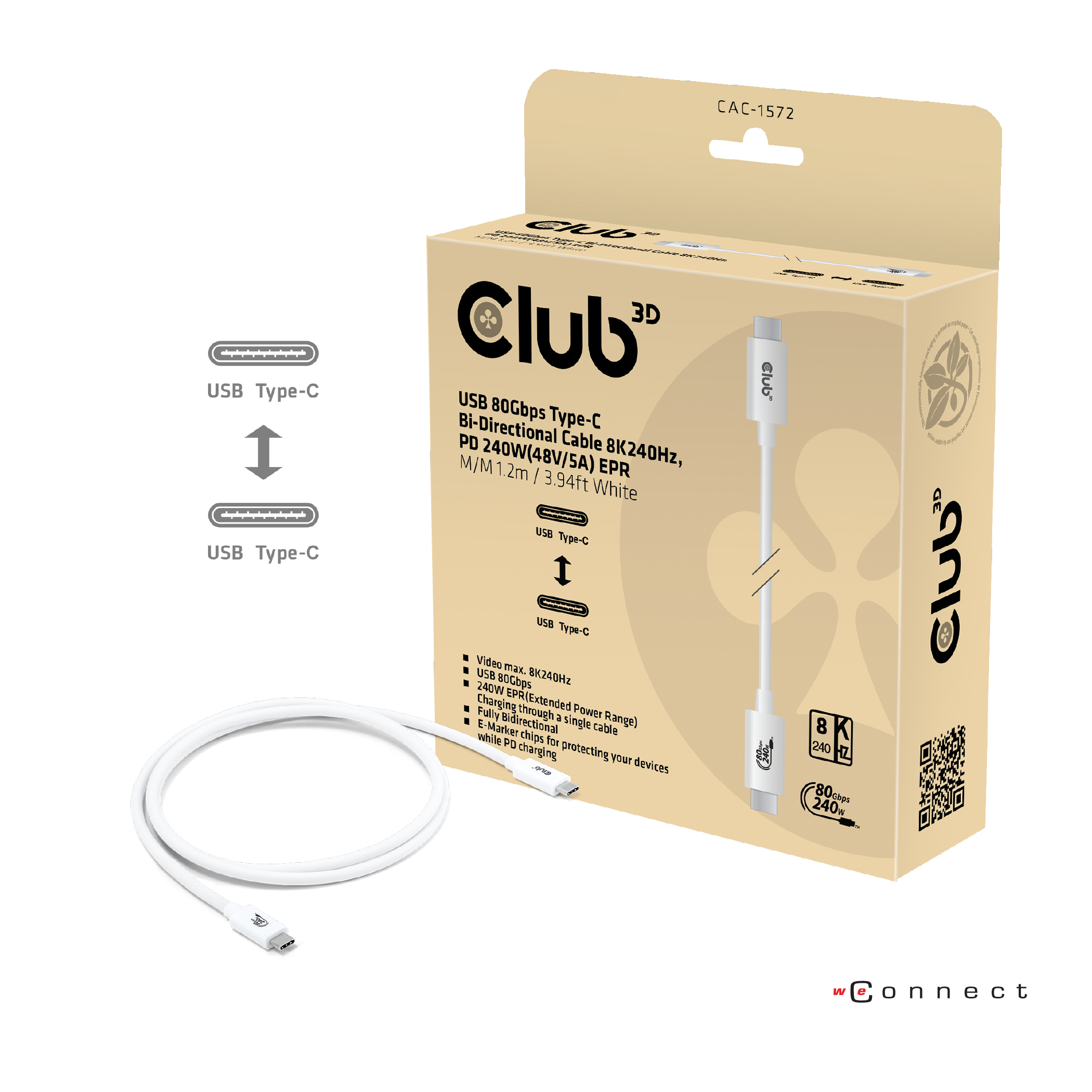 CLUB3D CAC-1572 cble USB