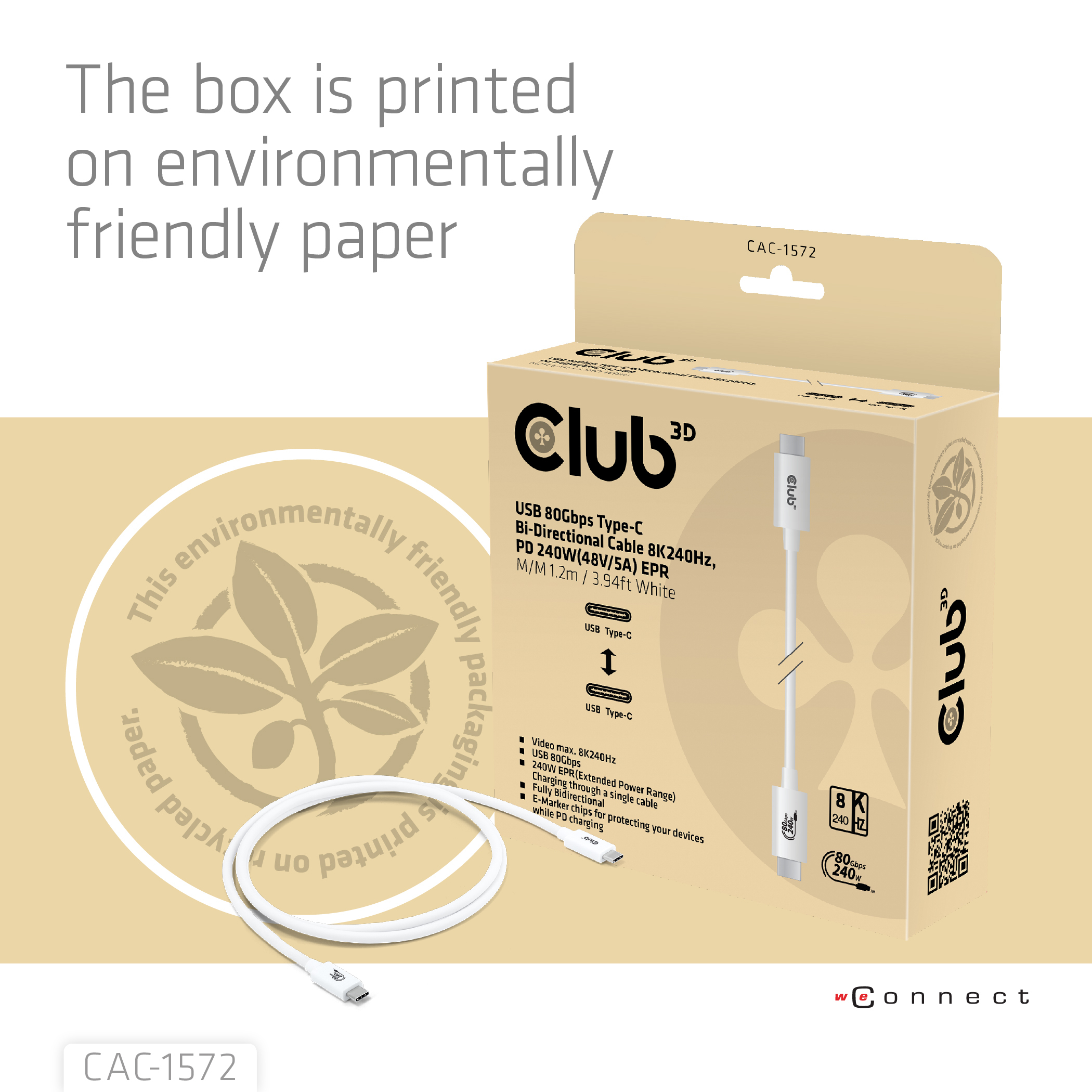CLUB3D CAC-1572 cable USB