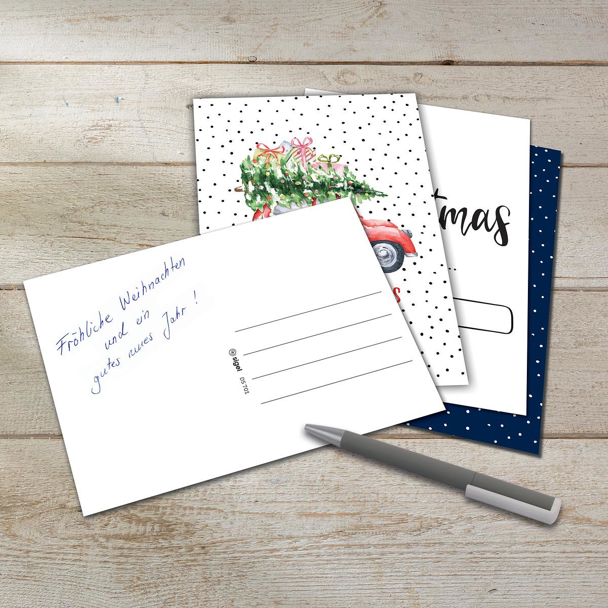 Sigel DS701 greeting/sympathy card Standard greeting card Christmas 24 pc(s)