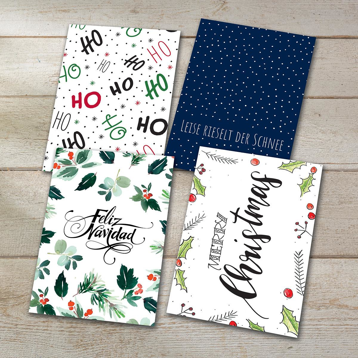 Sigel DS701 greeting/sympathy card Standard greeting card Christmas 24 pc(s)
