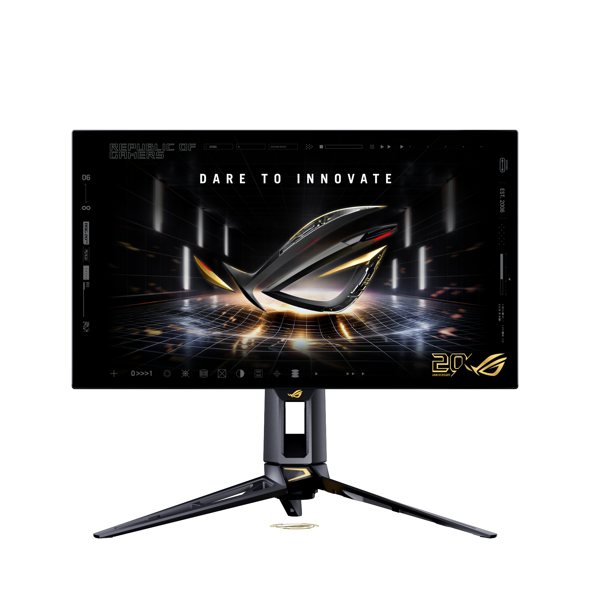 ASUS ROG Swift OLED PG27AQWP-G EDITION 20 computer monitor 67.3 cm (26.5) 2560 x 1440 pixels Wide Quad HD Black