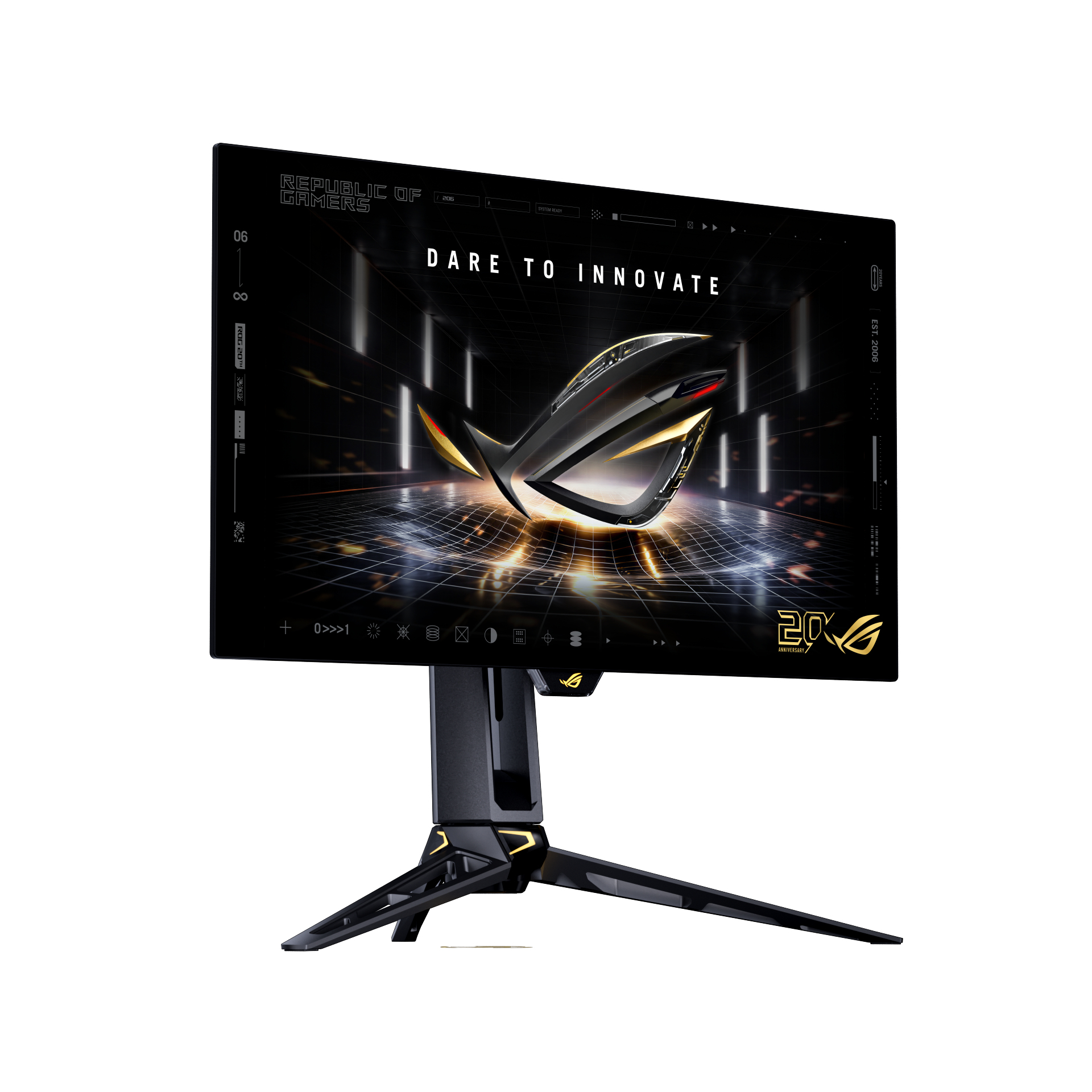 ASUS ROG Swift OLED PG27AQWP-G EDITION 20 computer monitor 67.3 cm (26.5) 2560 x 1440 pixels Wide Quad HD Black