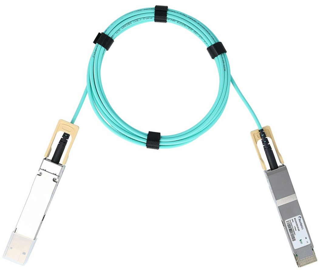 BlueOptics QDD-400-AOC3M-BO InfiniBand cable 3 m QSFP-DD Orange