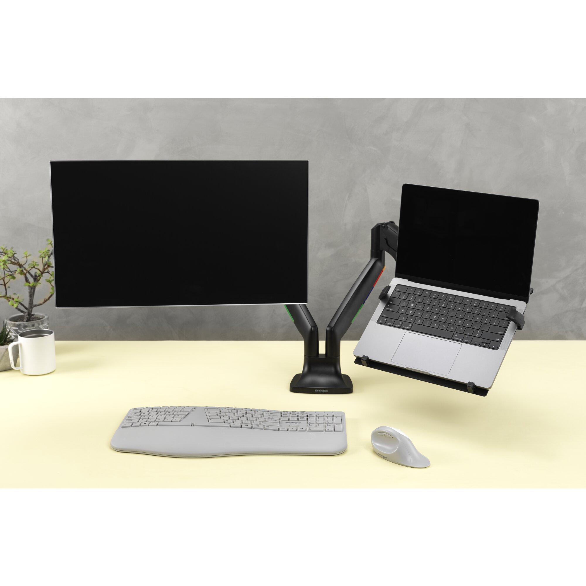 Kensington Bandeja universal de port�tiles para brazos de monitor