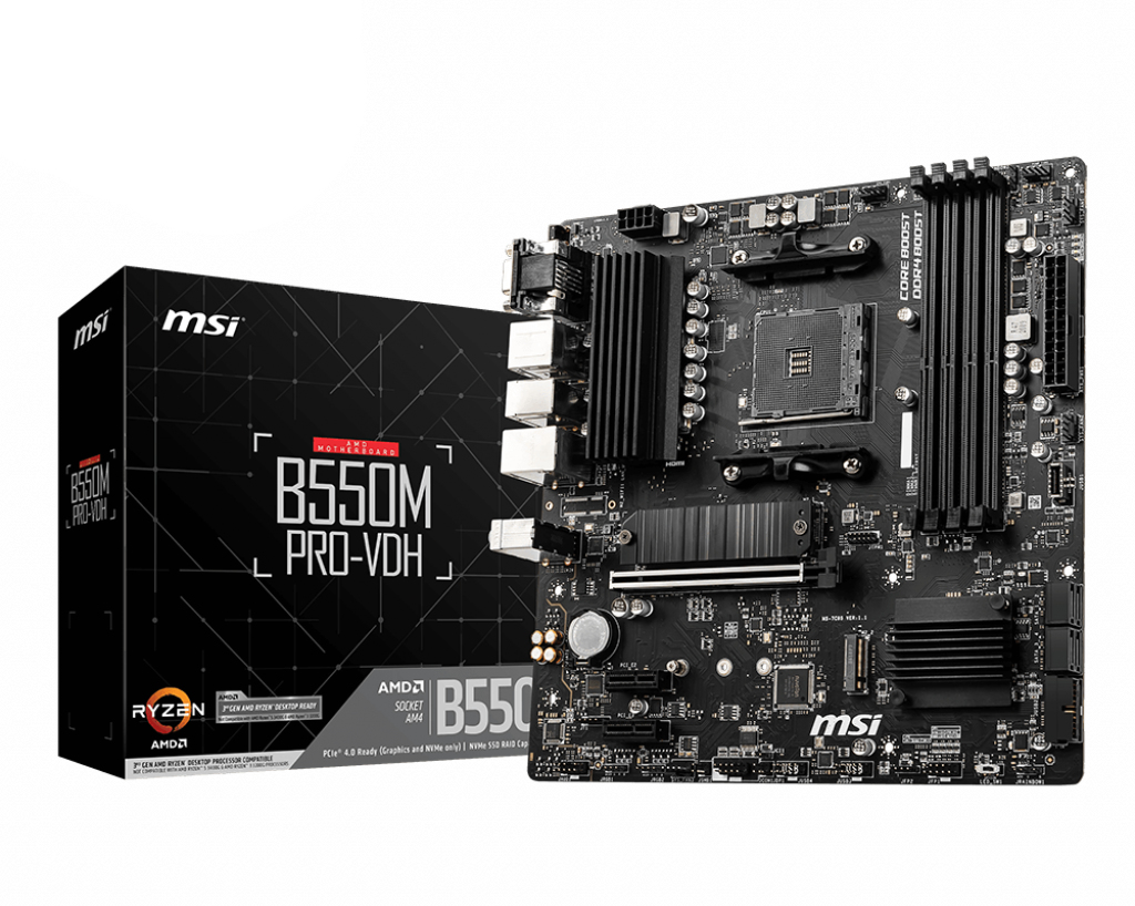 MSI B550M PRO-VDH placa base AMD B550 Zcalo AM4 micro ATX