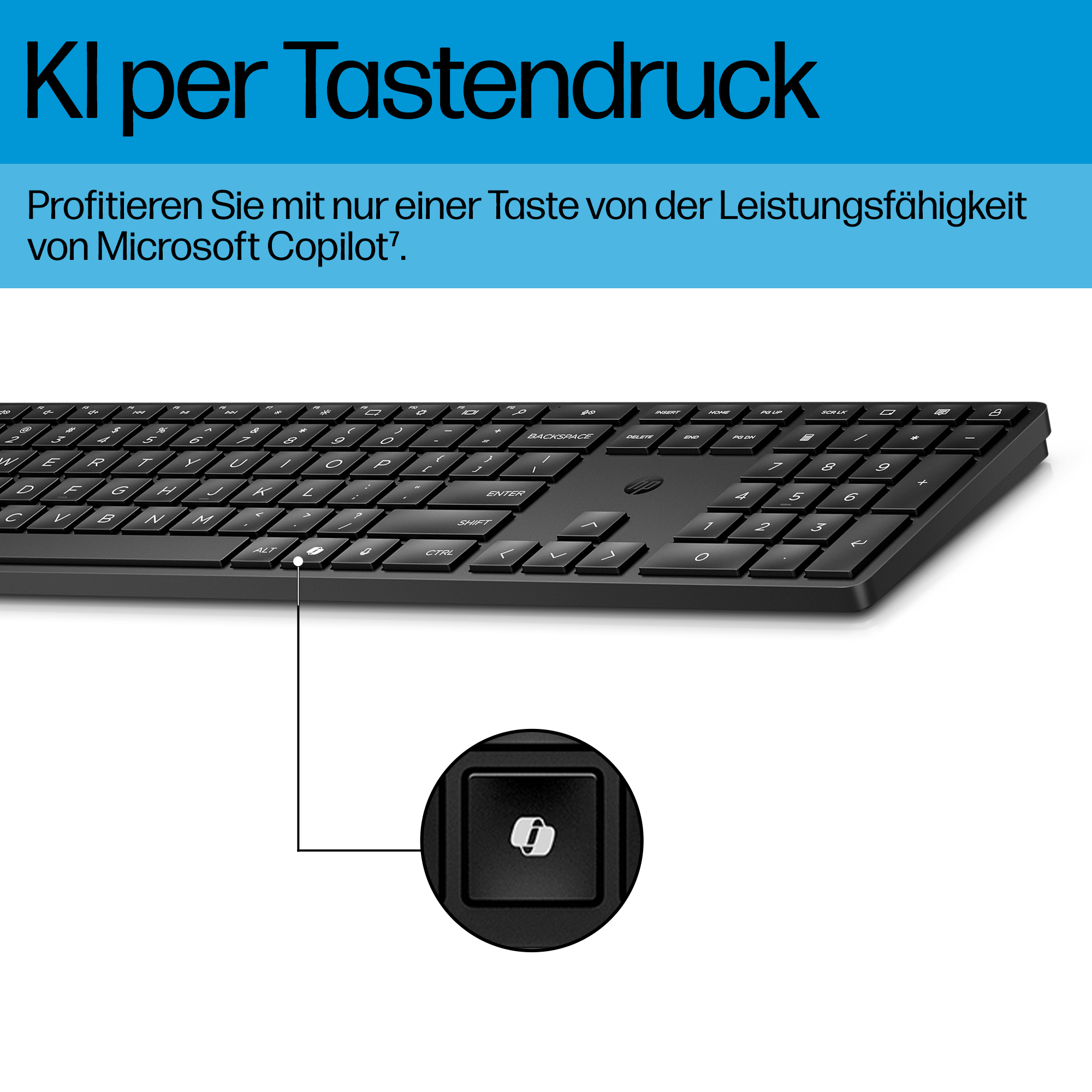 HP 655 Wireless Keyboard and Mouse Combo