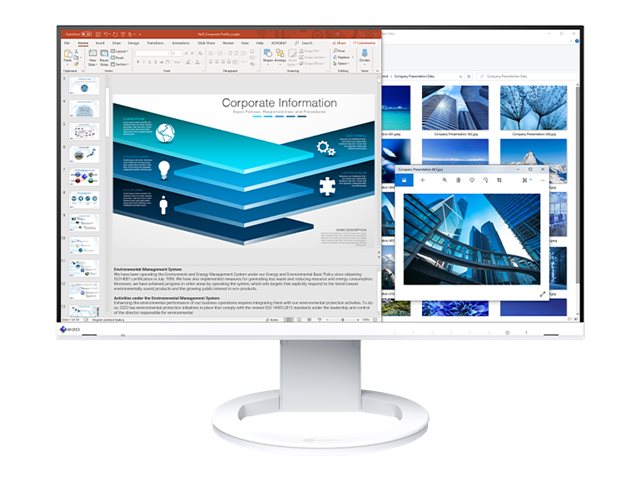 EIZO FlexScan EV2480-WT Monitor PC 60,5 cm (23.8) 1920 x 1080 Pixel Full HD LCD Bianco