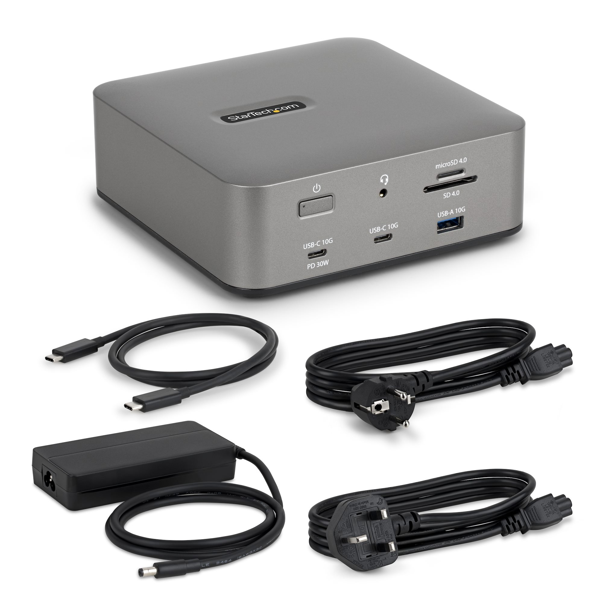 StarTech.com Thunderbolt 5 Docking Station, DP / HDMI, Triple Monitor Dock up to 4K 144Hz or Dual 8K 60Hz, 5x USB Ports, 140W Laptop Charging