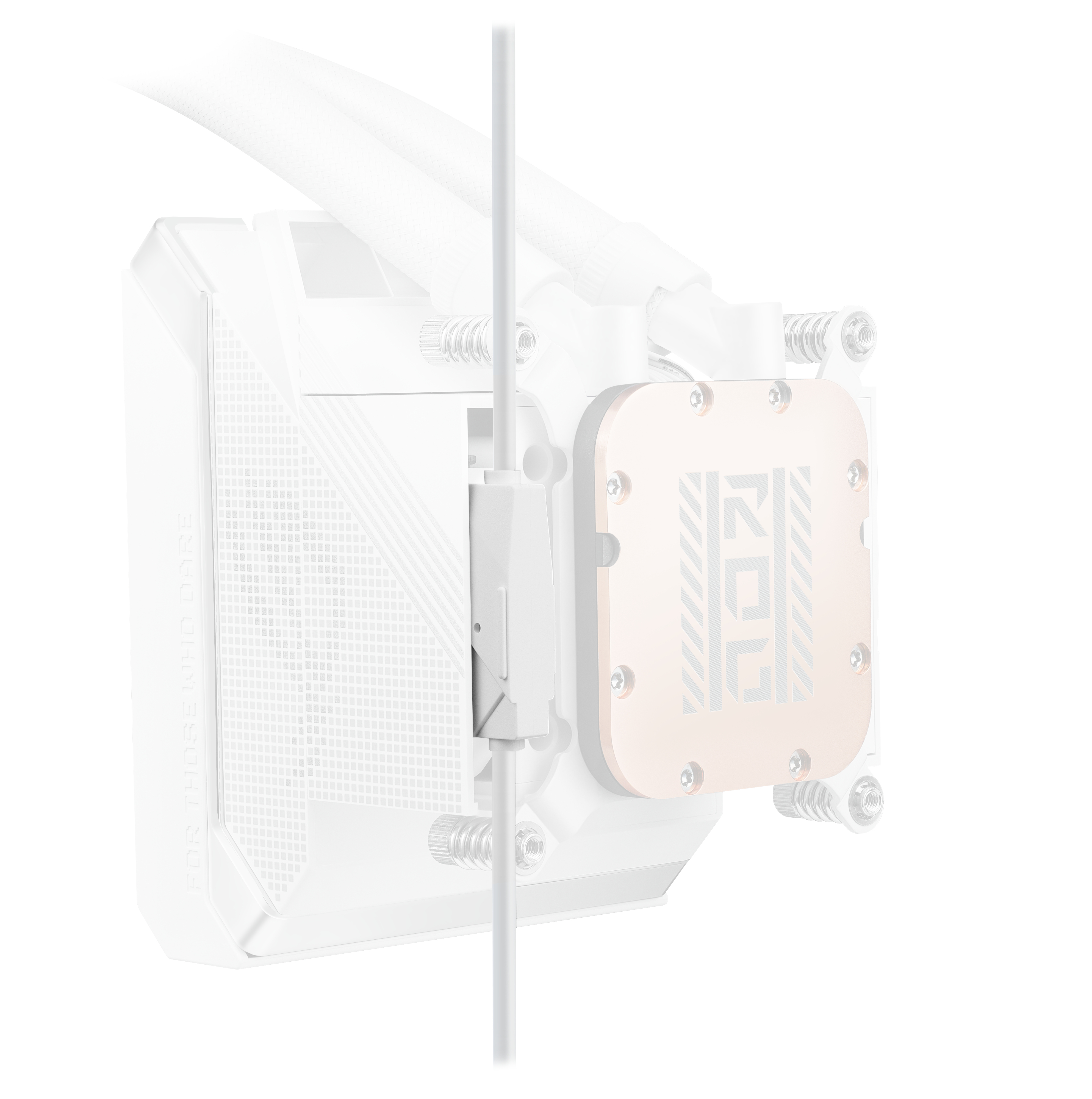 ASUS ROG STRIX SLC IV 360 ARGB LCD WHT Processor All-in-one liquid cooler 12 cm White 1 pc(s)