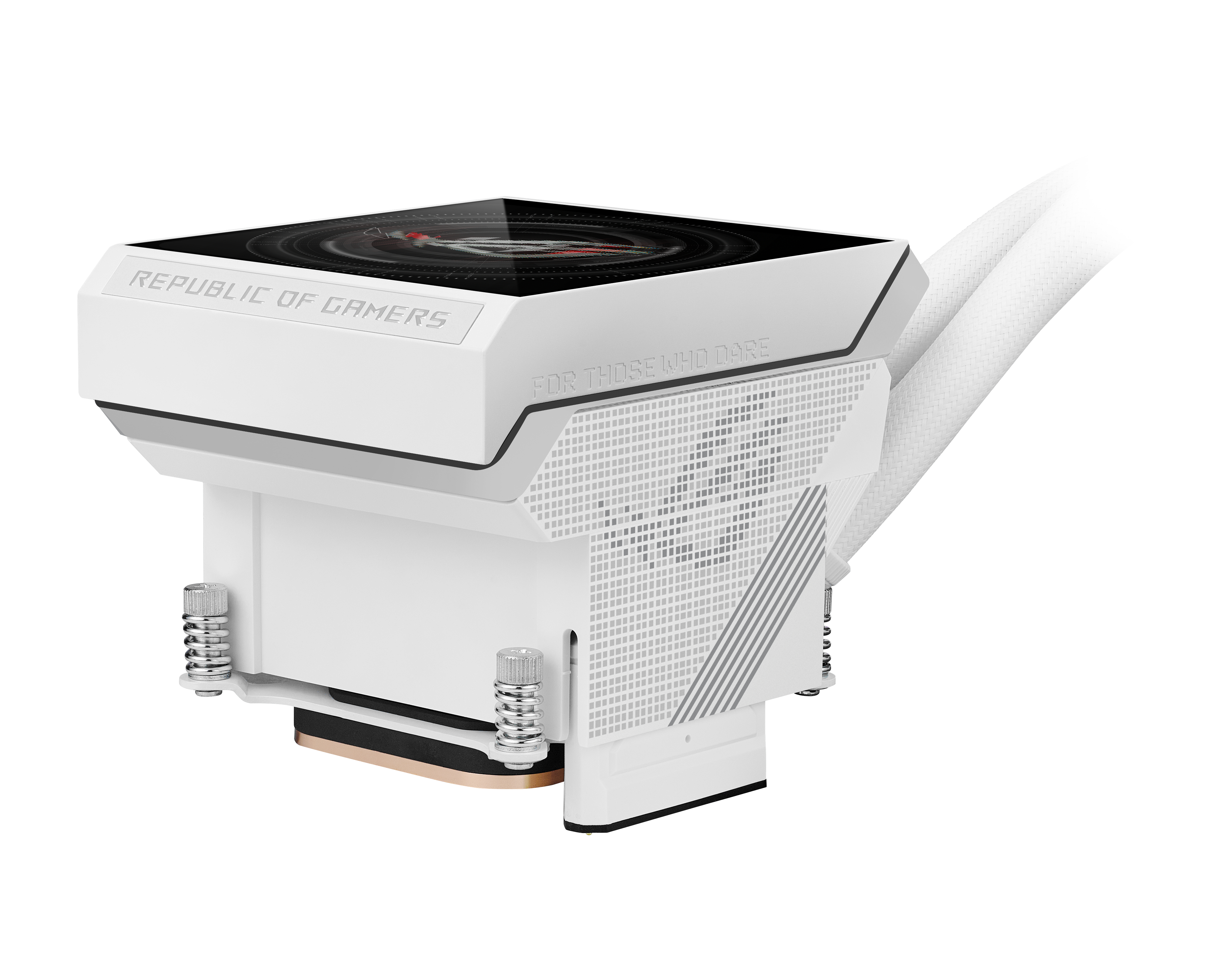 ASUS ROG STRIX SLC IV 360 ARGB LCD WHT Processor All-in-one liquid cooler 12 cm White 1 pc(s)