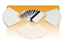 Zebra Premier - 15 mil - wei - 500 Karte(n) PVC-Karte mit beschreibbarer Rckseite