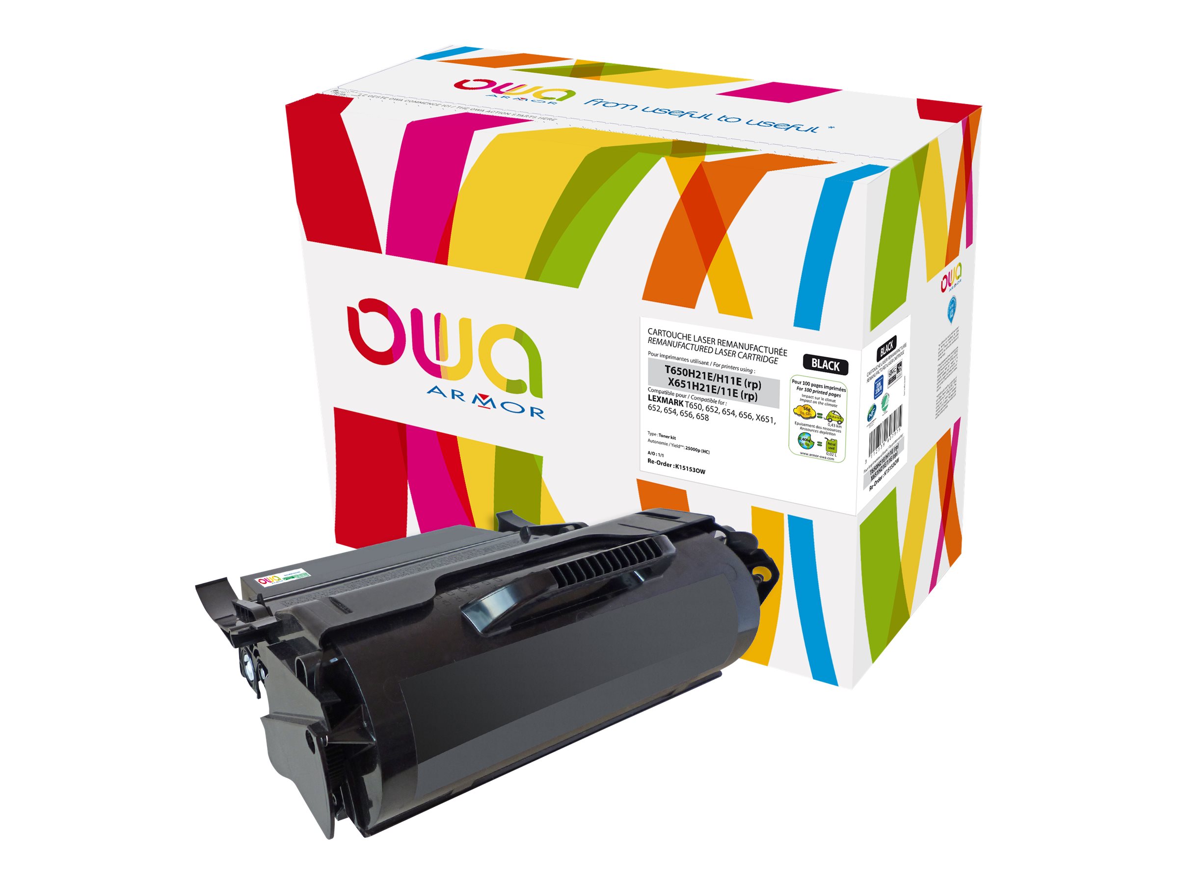 Armor K15153OW Cartouche de toner 1 pi�ce(s) Noir