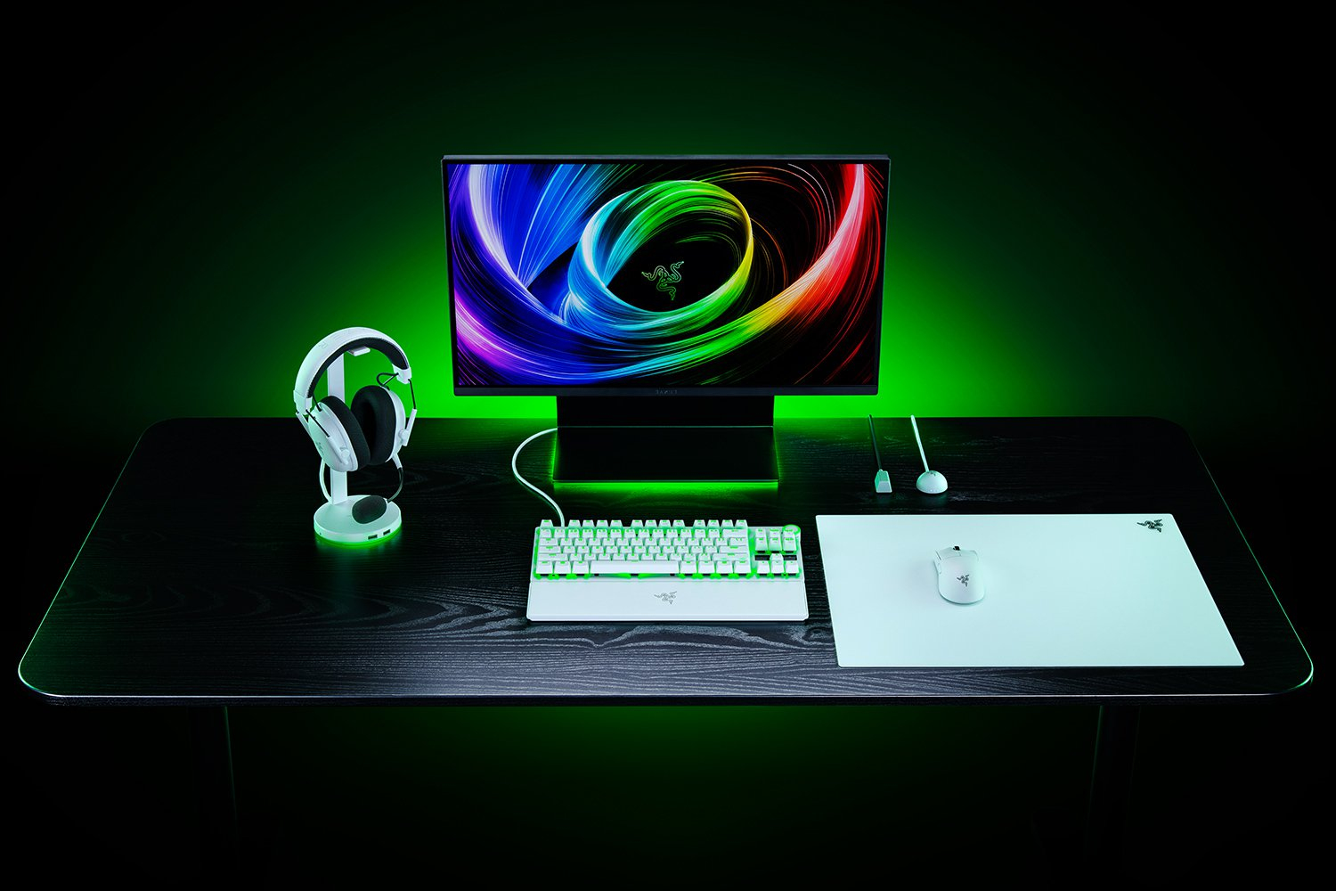 Razer Atlas Pro Tapis de souris de jeu Blanc