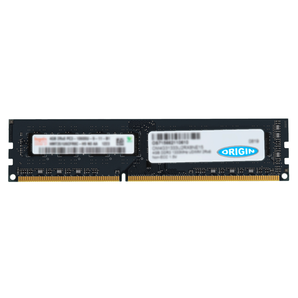 Origin Storage 4GB DDR3 1600MHz UDIMM 1Rx8 Non-ECC 1.35V memoria 1 x 4 GB
